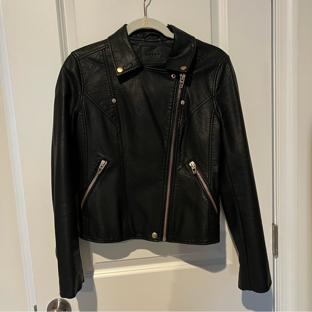 Blank NYC faux leather jacket size S
